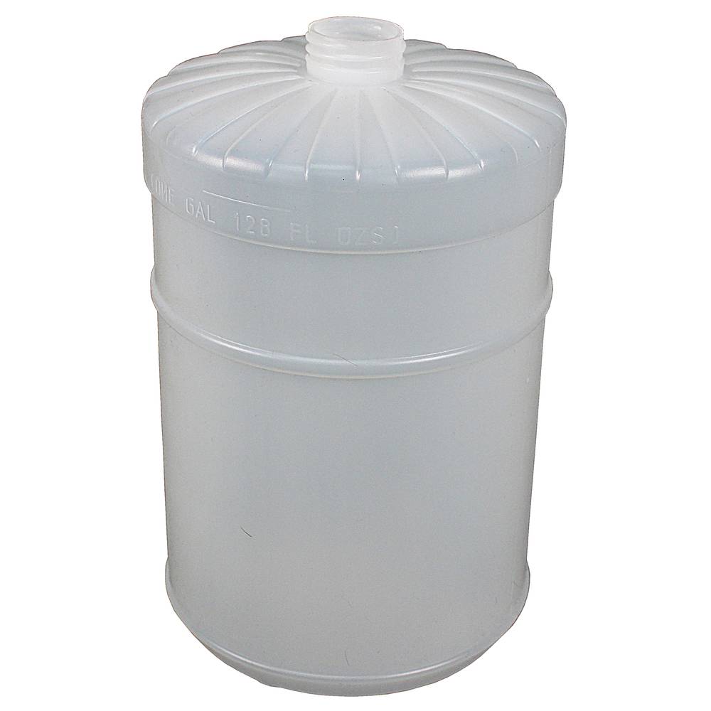 1700 Impact® Natural Color Plastic Flat Top Jug,  1 Gallon with Self Seal Caps